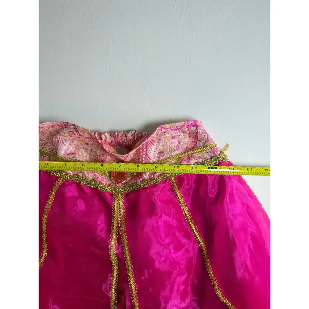 Disney Store Princess Jasmine Pink Costume Live Action Aladdin Girls Medium 7/8 - Picture 10 of 16